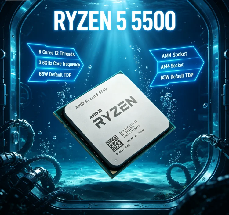 Pc Gaming Amd Ryzen 5 - Procesador AMD Ryzen 5 5500 R5