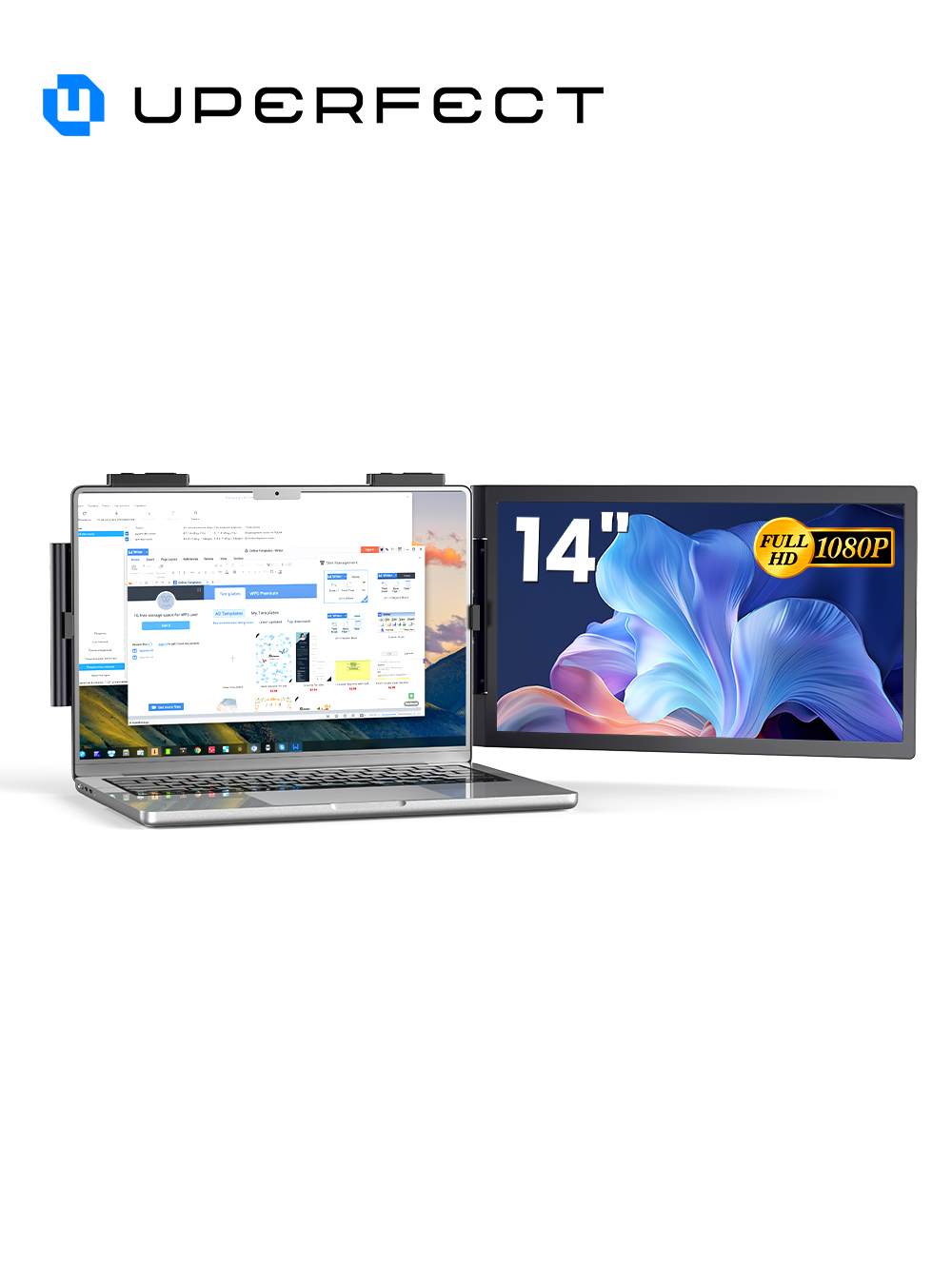 Pc Gaming Y Monitor - Monitor portátil UPERFECT de 14 pulgadas,