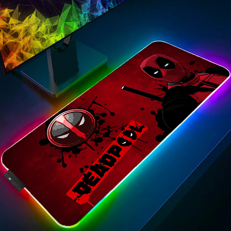 Pc Gaming Used - Alfombrilla de ratón LED para videojuegos,