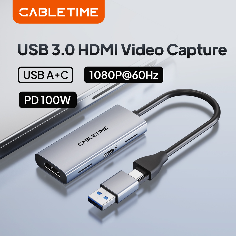 Pc Gaming Live Streaming - Tarjeta de Captura de Video CABLETIME