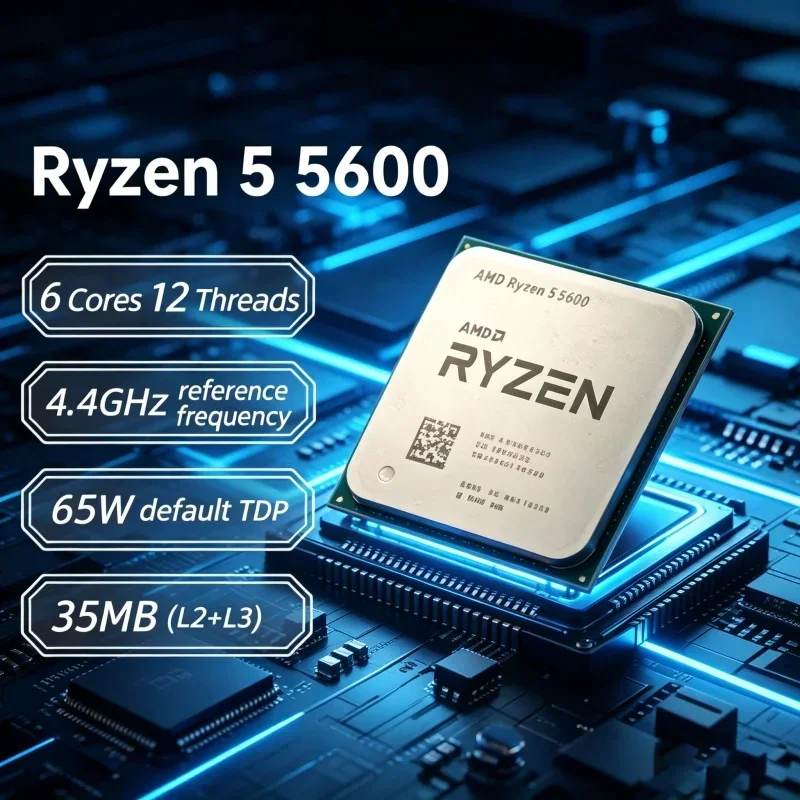 Pc Gaming Amd Ryzen 5 - CPU AMD Ryzen 5 5600 R5