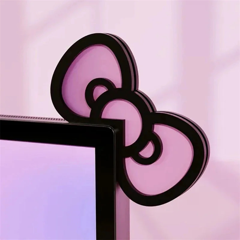 Pc Gaming Pink - Decoración de Monitor de lazo acrílico