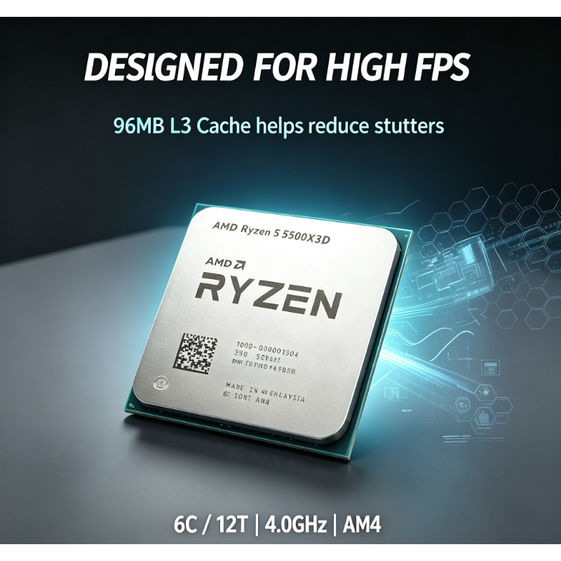 Pc Gaming Amd Ryzen 5 - Procesador AMD Ryzen 5 5500X3D para
