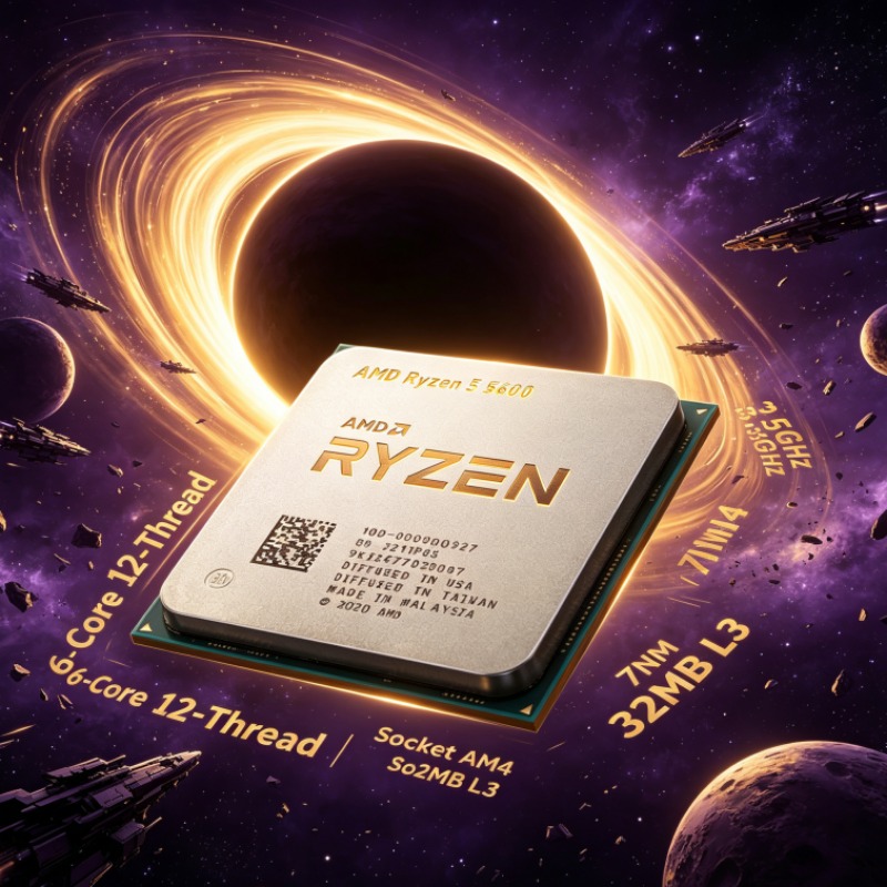 Pc Gaming Amd Ryzen 5 - CPU Ryzen 5 5600 de 6