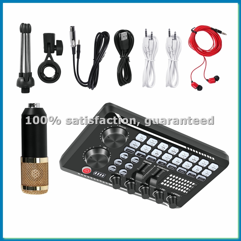 Pc Gaming Live Streaming - Kit de Tarjeta de Sonido F998,