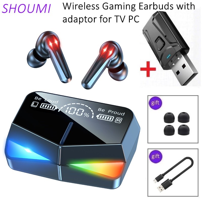 Pc Gaming Y Monitor - SHOUMI-auriculares para videojuegos con Bluetooth TWS,