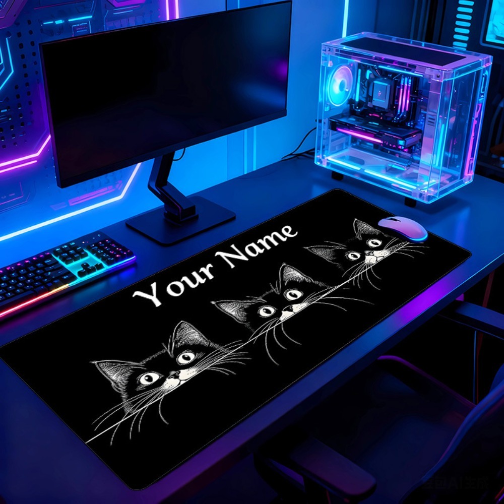 Pc Gaming Names - Alfombrilla de escritorio personalizada con 3