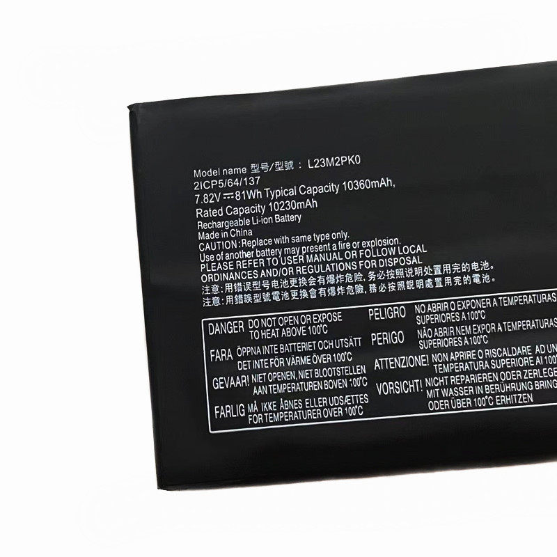 Batería L23M2PK0 de 81WH para  - Pc Gaming Legion reseña y precio