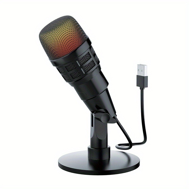 Micrófono USB para juegos, tra - Pc Gaming Live Streaming reseña y precio