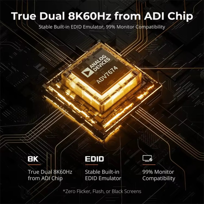 HDMI 2.1 y DP 1.4 Dual 8K60Hz  - Pc Gaming Y Monitor reseña y precio