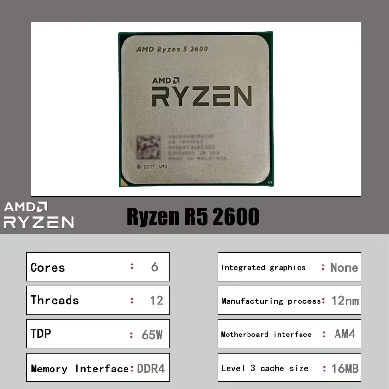 CPU AMD Ryzen 5 2600 para Jueg - Pc Gaming Amd Ryzen 5 reseña y precio