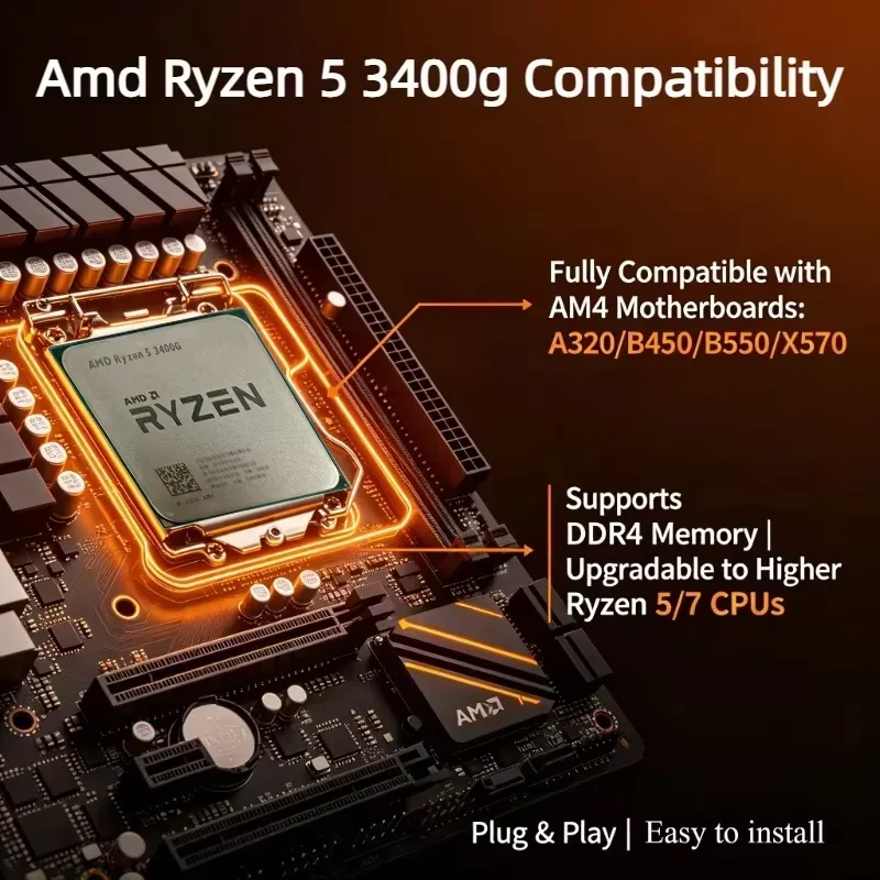 Procesador AMD Ryzen 5 3400G R - Pc Gaming Amd Ryzen 5 reseña y precio