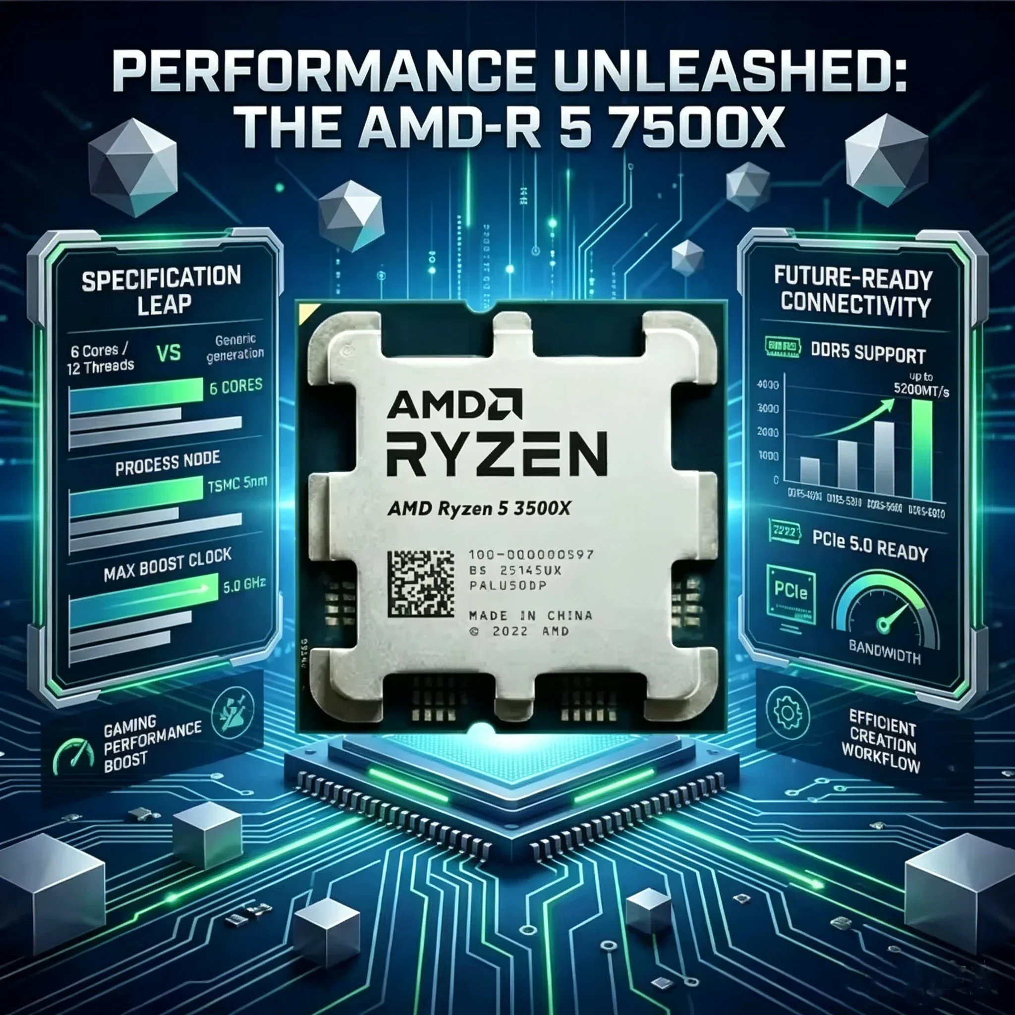 Procesador AMD Ryzen 5 3500X R - Pc Gaming Amd Ryzen 5 reseña y precio