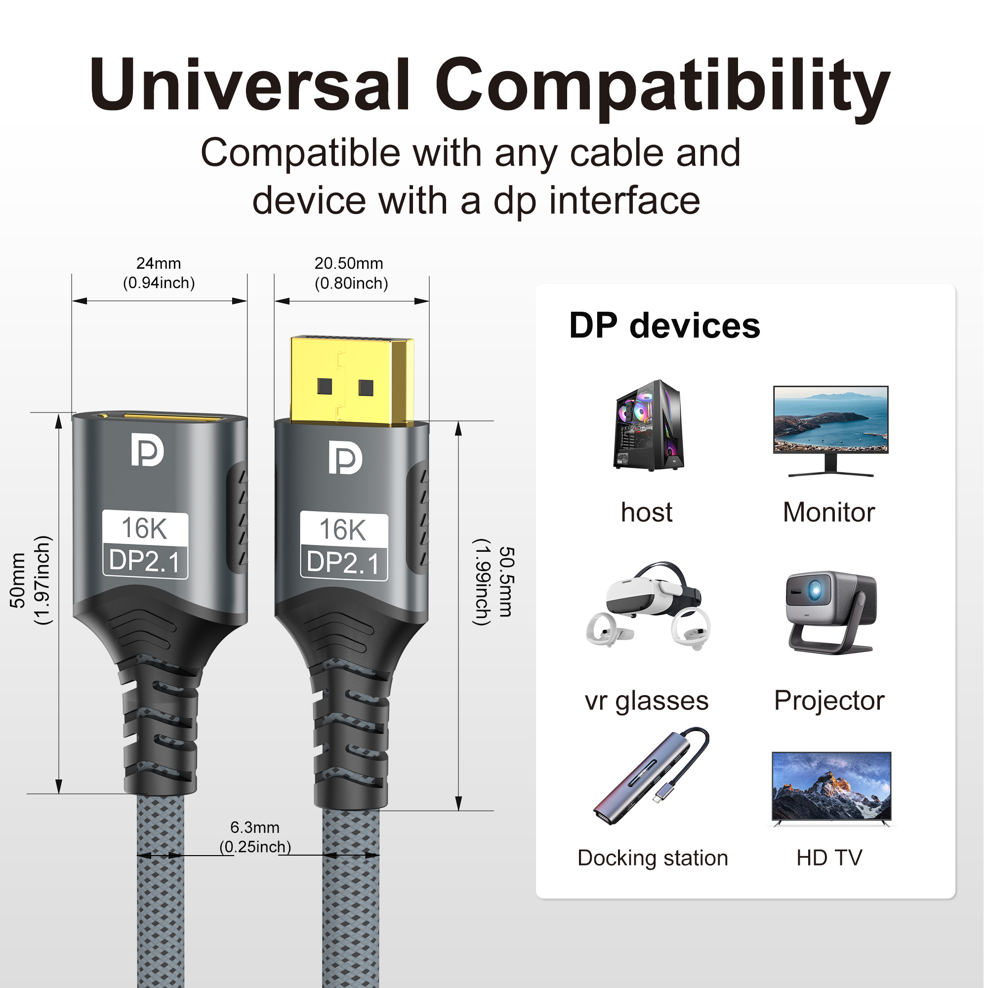 Cable de extensión DisplayPort - High Refresh Monitor reseña y precio
