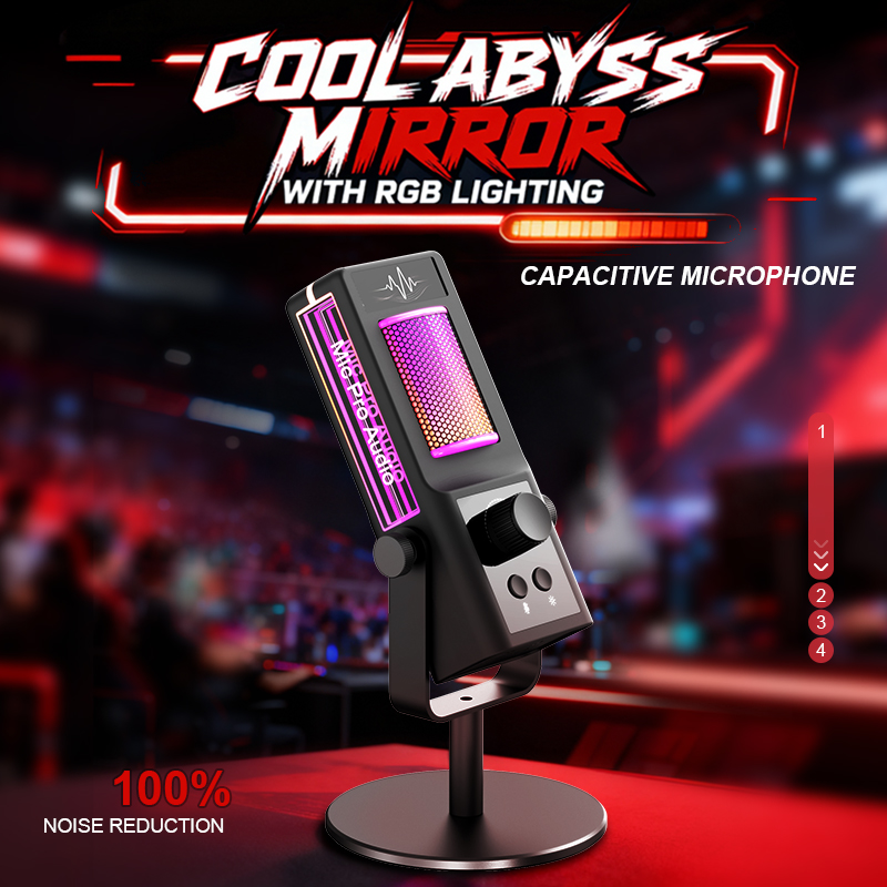 Micrófono de Condensador RGB p - Pc Gaming Live Streaming reseña y precio