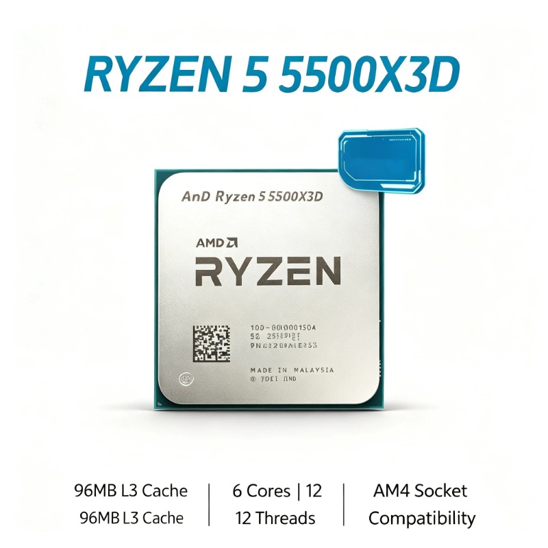 Procesador AMD Ryzen 5 5500X3D - Pc Gaming Amd Ryzen 5 reseña y precio