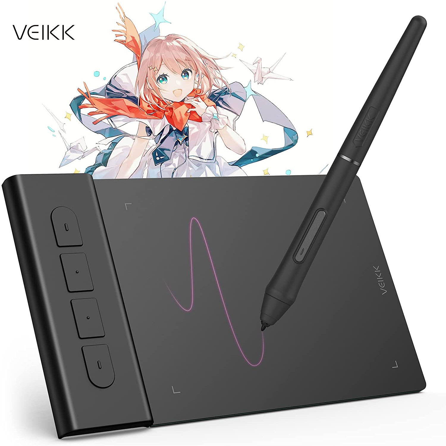 VEIKK VK430 Tableta de dibujo  - Pc Gaming Drawing reseña y precio