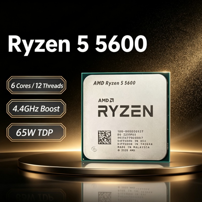 CPU Ryzen 5 5600 de 6 Núcleos  - Pc Gaming Amd Ryzen 5 reseña y precio