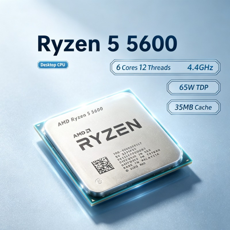 CPU Ryzen 5 5600 de 6 Núcleos  - Pc Gaming Amd Ryzen 5 reseña y precio