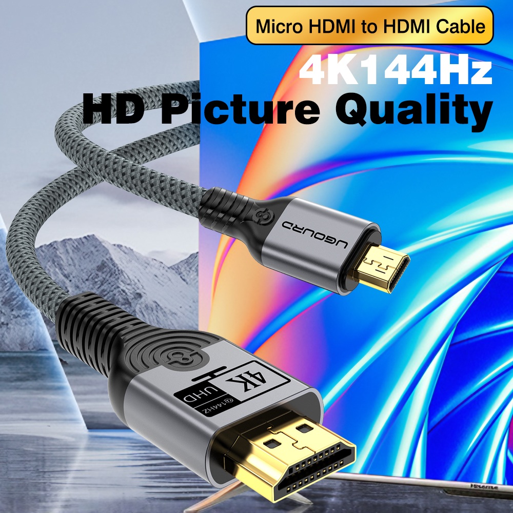 Cable UGOURD Micro HDMI a HDMI - High Refresh Monitor reseña y precio