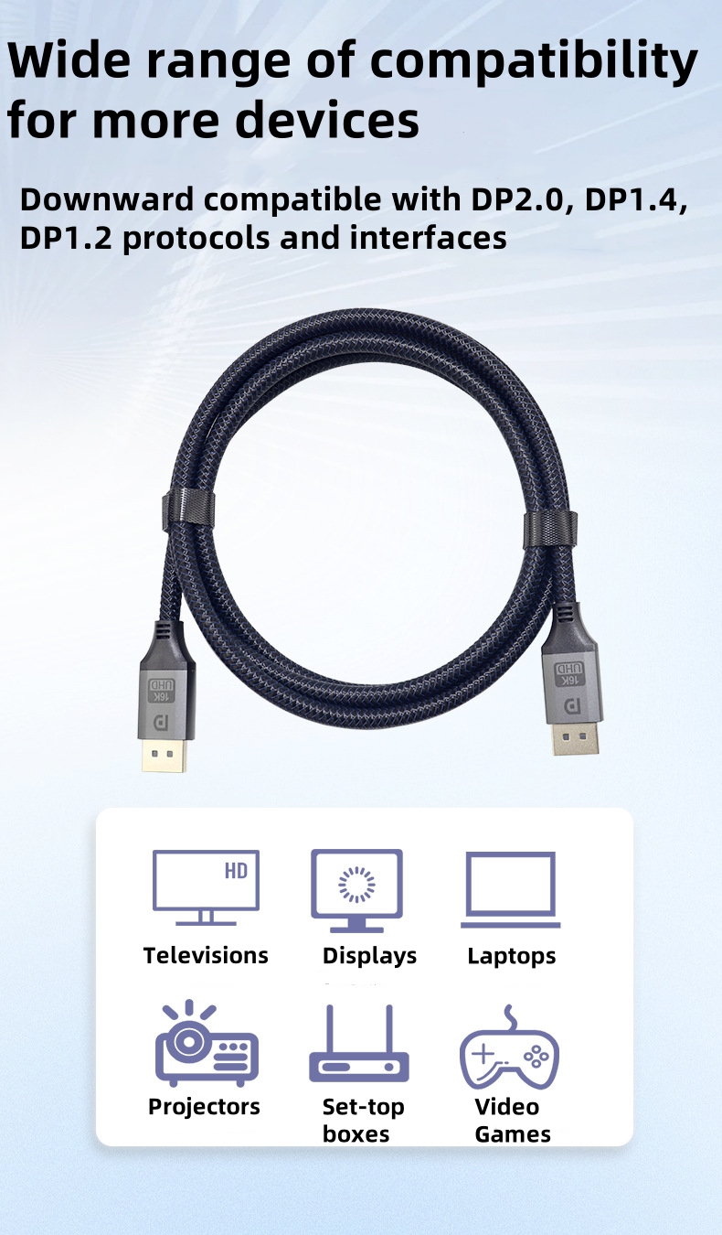 Cable Displayport 16K 8K Cable - Pc Gaming Y Monitor reseña y precio