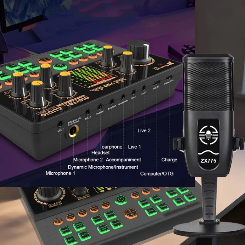 Tarjeta de Sonido A41Z-V90+ZX7 - Pc Gaming Live Streaming reseña y precio