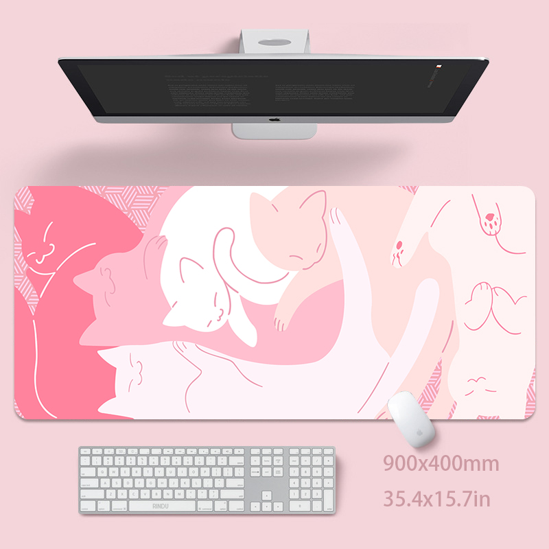 Alfombrilla de ratón grande co - Pc Gaming Pink reseña y precio
