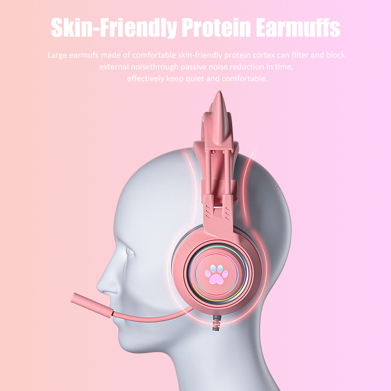 Auriculares con orejas de gato - Pc Gaming Y Monitor reseña y precio