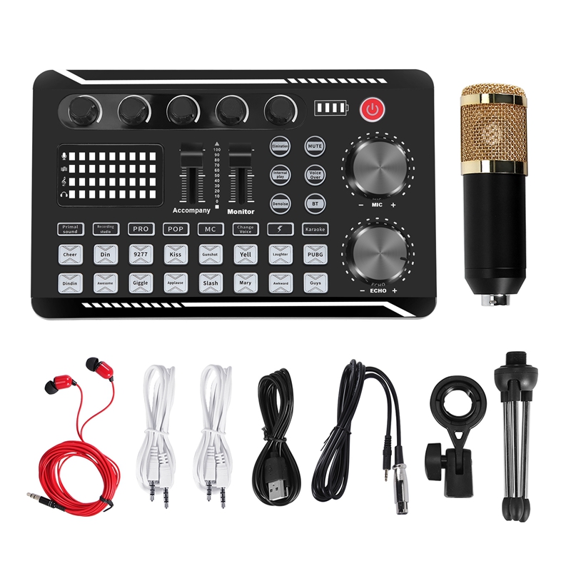 Kit de Tarjeta de Sonido F998, - Pc Gaming Live Streaming reseña y precio