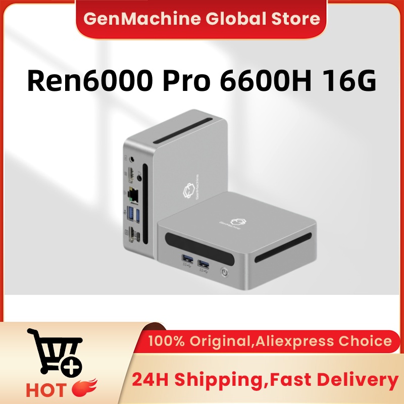 GenMachine AMD Ryzen 5 6600H M - Pc Gaming Amd Ryzen 5 reseña y precio